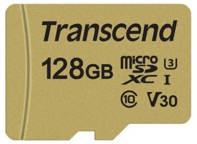 Карта памяти 128 ГБ micro SDXC Transcend TS128GUSD500S Class 10 UHS-I 1 шт. Карта памяти 128 ГБ micro SDXC Transcend TS128GUSD500S Class 10 UHS-I 1 шт.