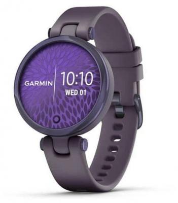 Часы Garmin Lily безель цвета полночная орхидея, корпус темная орхидея и силиконовый ремешок